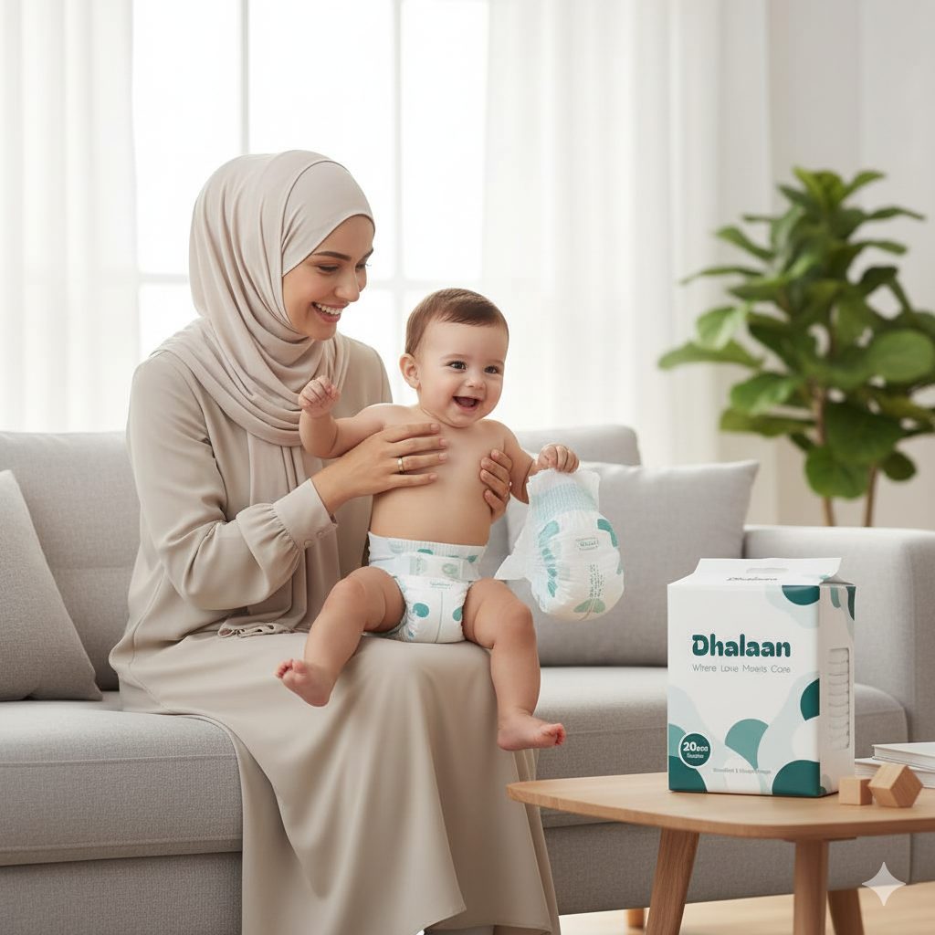 Happy family with Dhalaan products
